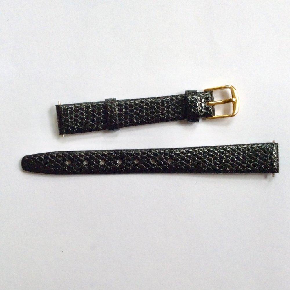 Hadley Roma Black Leather watch bands